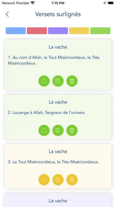 Ảnh chụp màn hình của French Quran