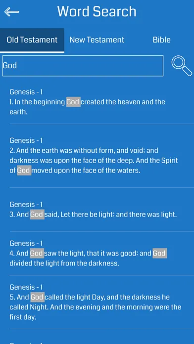 Holy Bible - Offline سکرین شاٹس