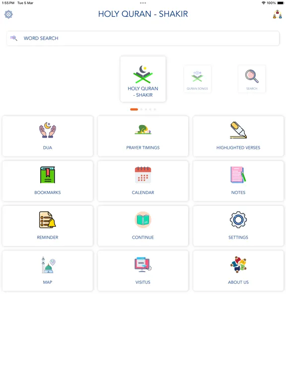 Holy Quran Audio Offline iPad 应用截图