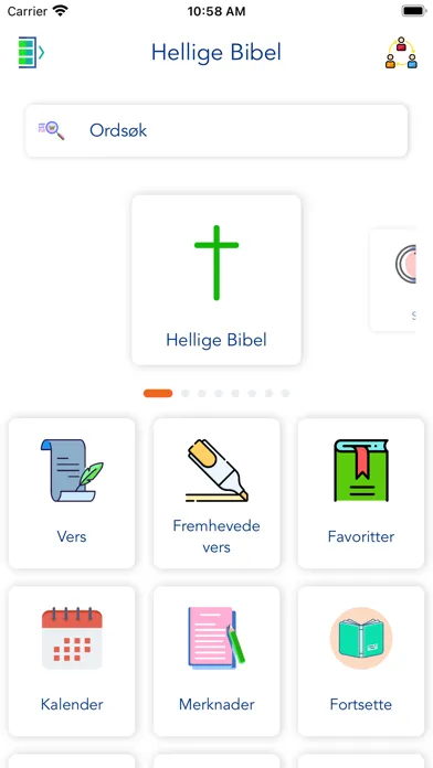 Captures d'écran de Norwegian Bible Audio