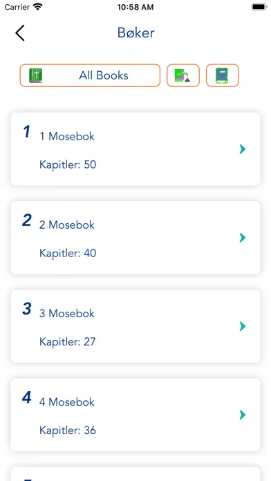 Captures d'écran de Norwegian Bible Audio
