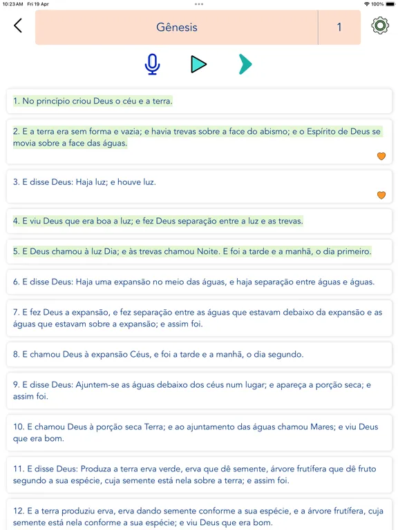 Portuguese Bible * iPad  Screenshots