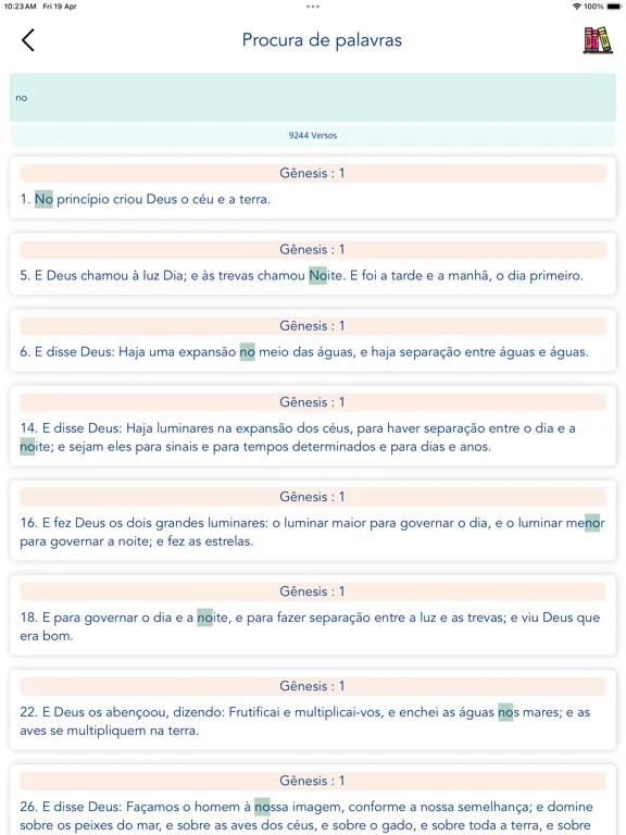 Portuguese Bible * iPad  Screenshots