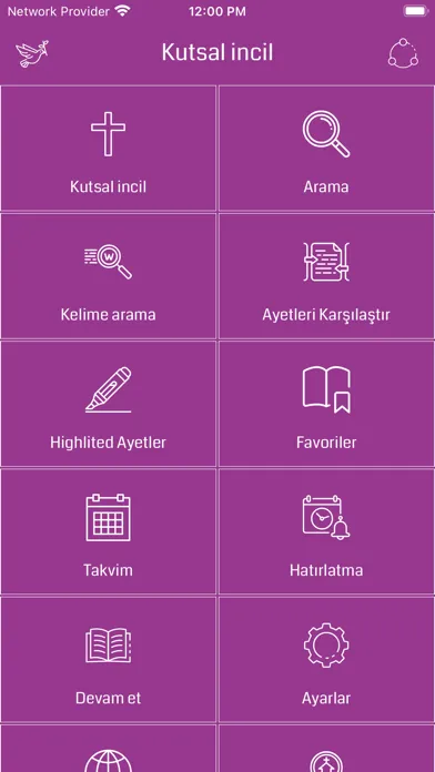 Capturas de tela do Turkish Bible