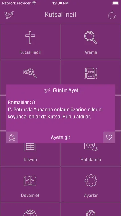 Capturas de tela do Turkish Bible