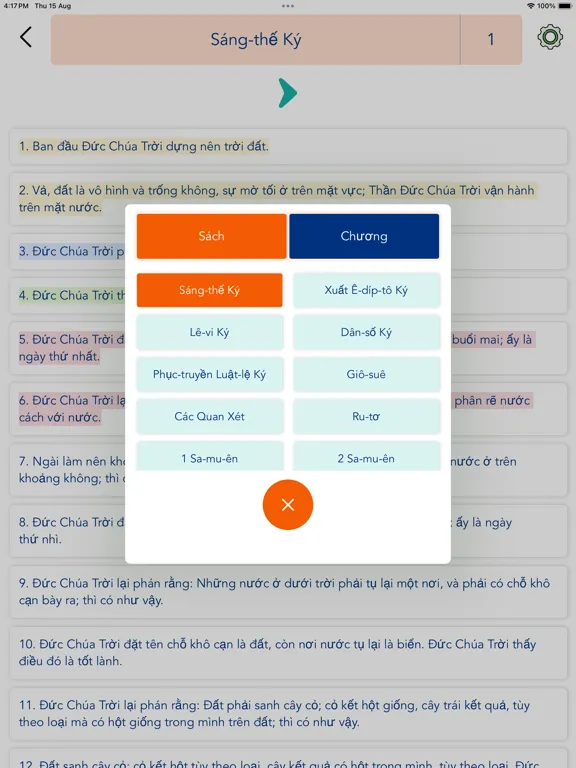 Captures d'écran de Vietnamese Bible Offline iPad 