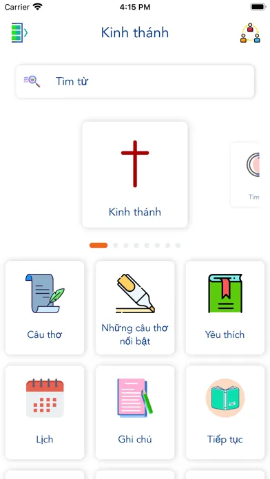 Captures d'écran de Vietnamese Bible Offline