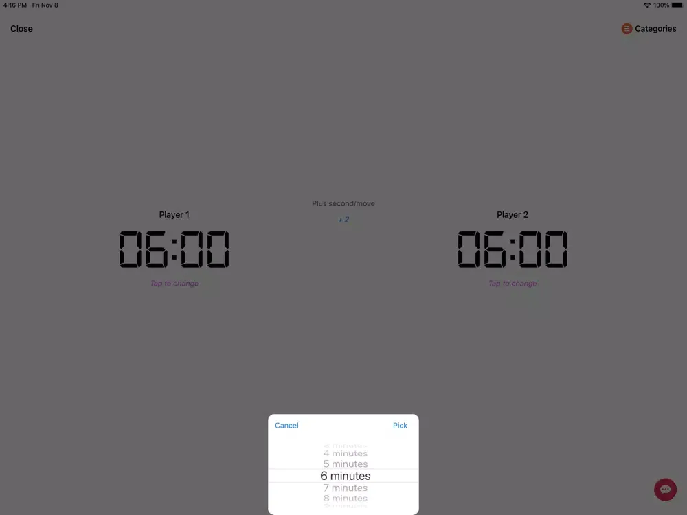 Clock for Chess iPad 應用截圖