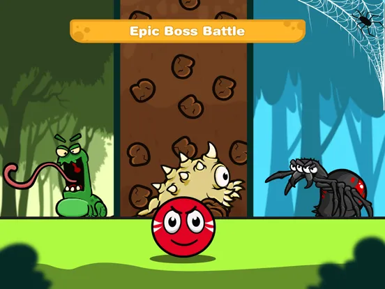 Red Hero Ball: Roller Ball 4 iPad 應用截圖
