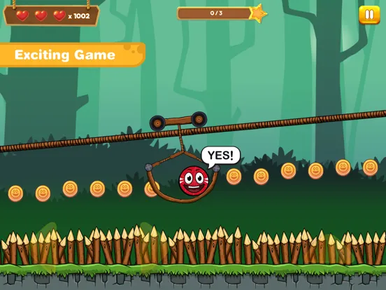 Red Hero Ball: Roller Ball 4 iPad 應用截圖