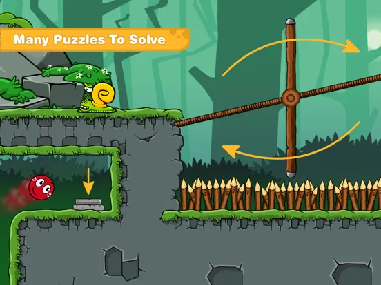 Red Hero Ball: Roller Ball 4 iPad 應用截圖