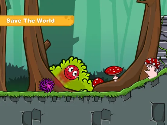 Red Hero Ball: Roller Ball 4 iPad 應用截圖