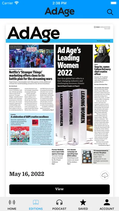 Tangkapan layar Ad Age