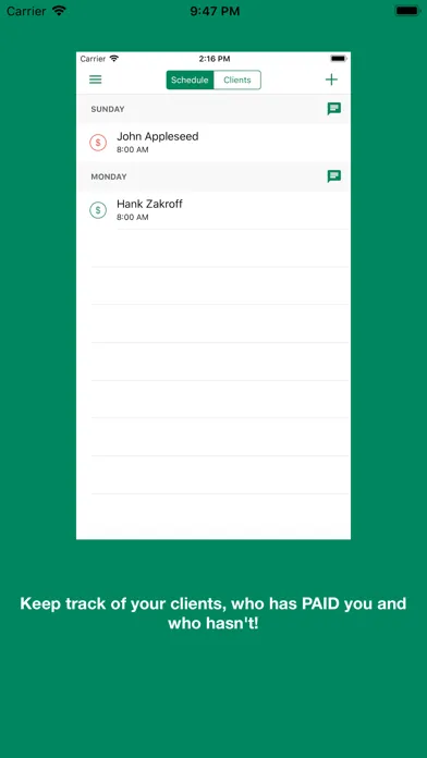 Capturas de pantalla de Paid - Studio Management