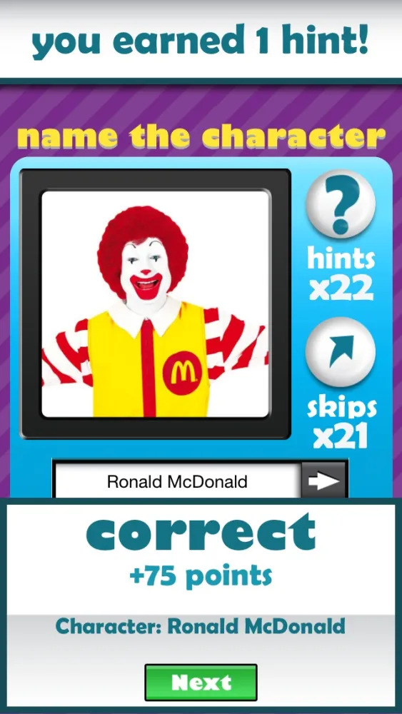 Zrzuty ekranu QuizCraze Characters - guess what's the hi color character in this mania logos quiz trivia game