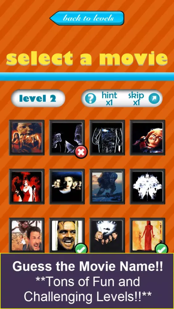 Captures d'écran de QuizCraze Halloween Movies - Trivia Game Quiz