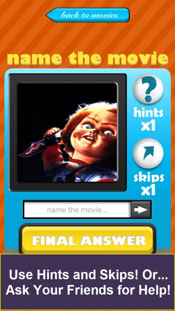 Captures d'écran de QuizCraze Halloween Movies - Trivia Game Quiz