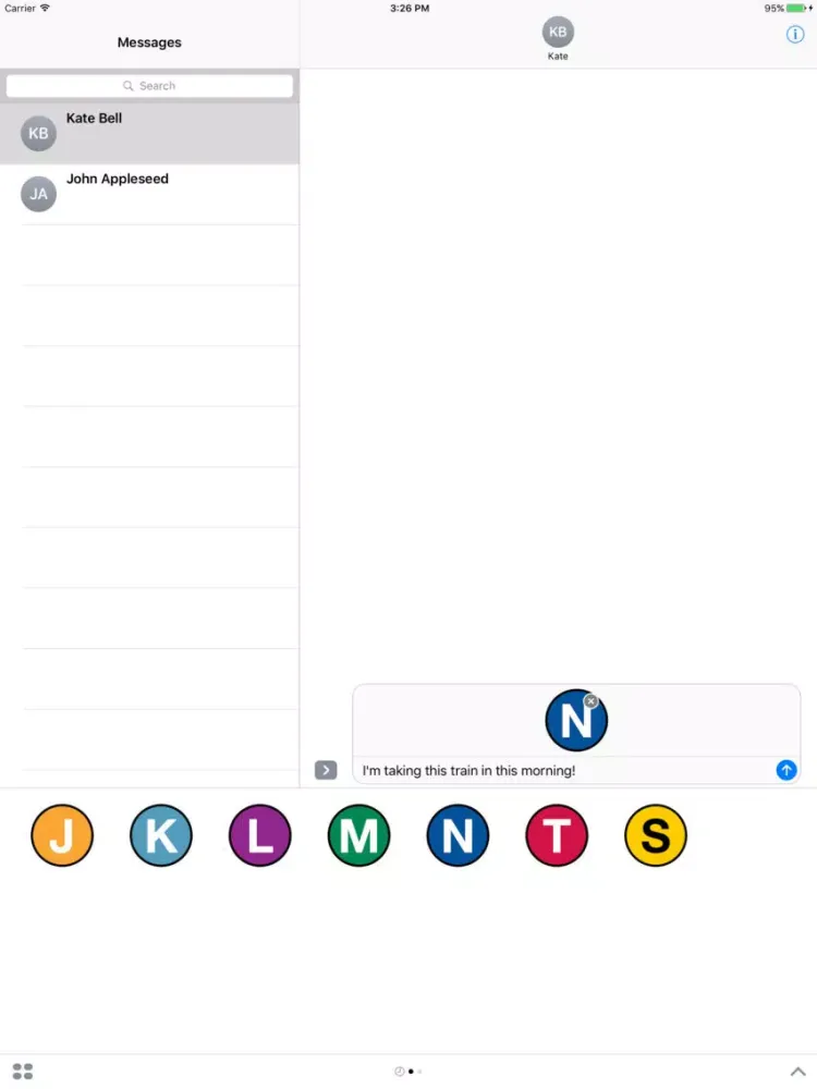 Muni Metro Stickers iPad 应用截图