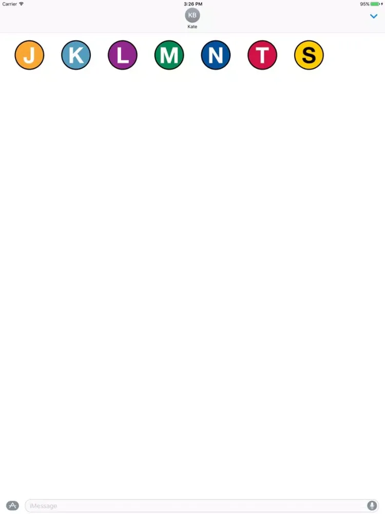 Muni Metro Stickers iPad 应用截图