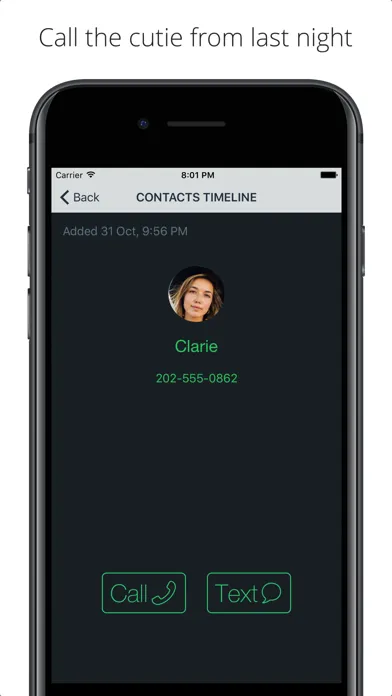 Contacts Timeline سکرین شاٹس