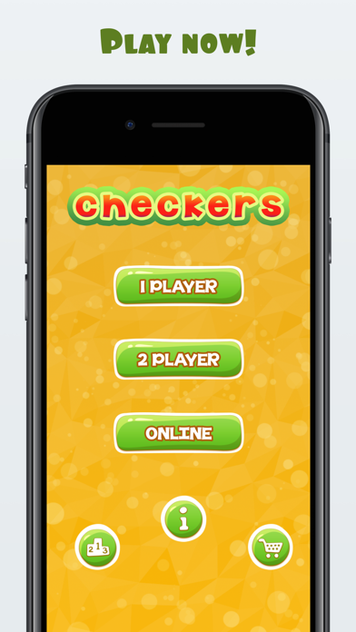 Tangkapan skrin Online Checkers With Friends