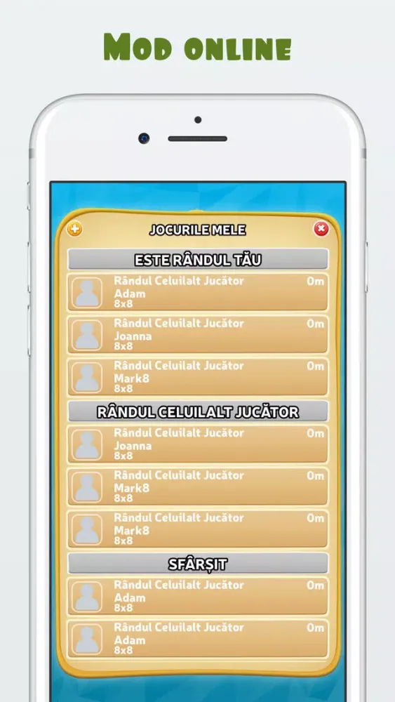 Capturas de tela do Halma română