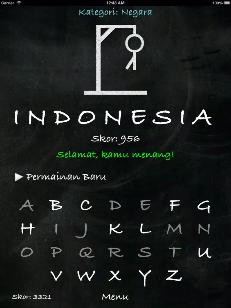Скриншоты Hangman (Indonesia) iPad 
