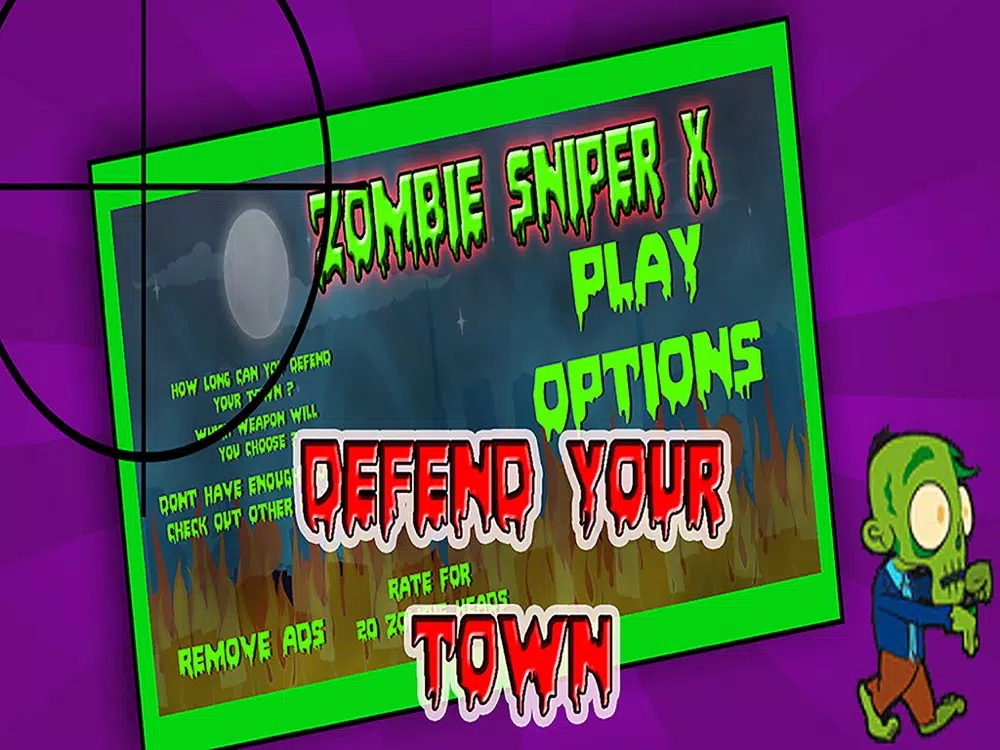 Zombie Sniper X iPad  스크린샷