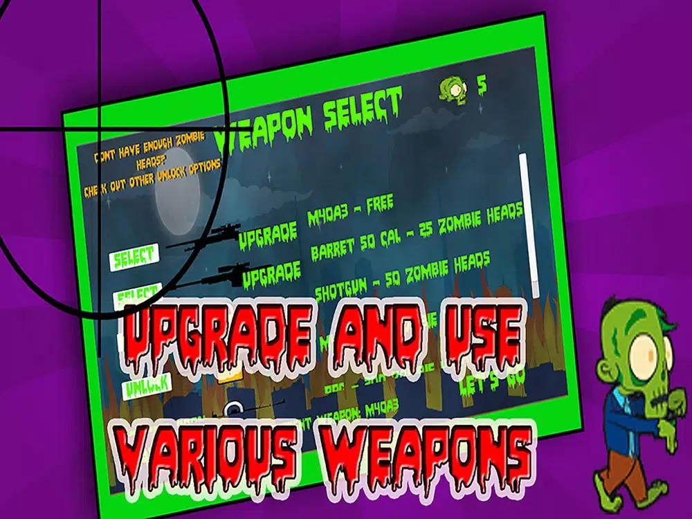 Zombie Sniper X iPad  Screenshots