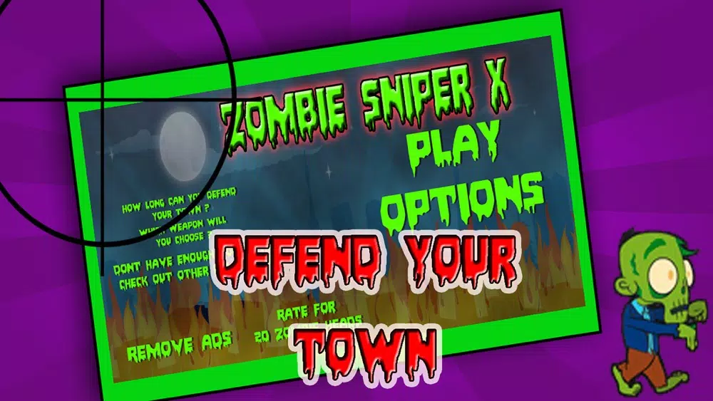 Zombie Sniper X 스크린샷