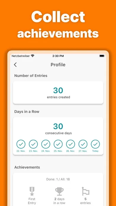 Скриншоты Allergy Tracker°