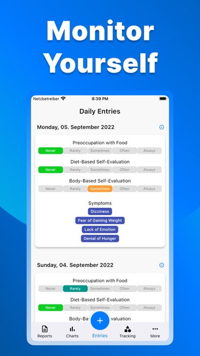 Eating Disorder Recovery Screenshots