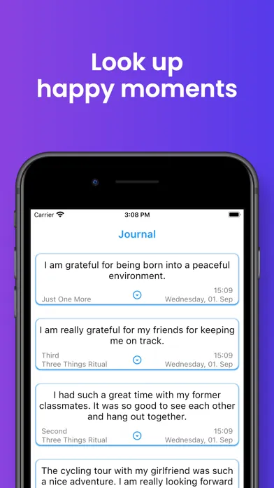 Earnest Gratitude Journal سکرین شاٹس
