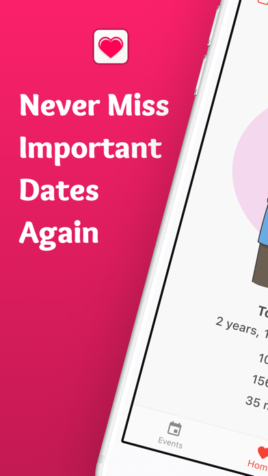 Tangkapan layar Relationship Tracker°