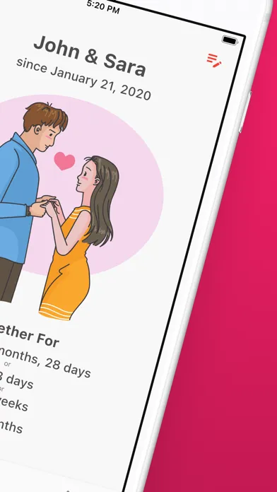 Ảnh chụp màn hình của Relationship Tracker°