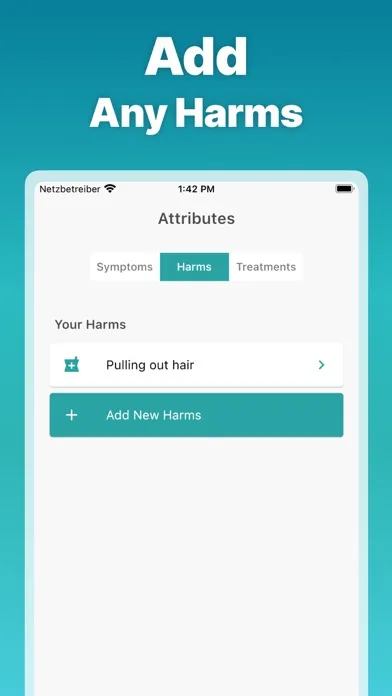 Captures d'écran de Self Harm Tracker & Recovery