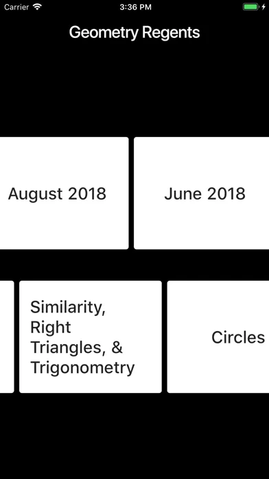 Captures d'écran de Geometry Regents Review