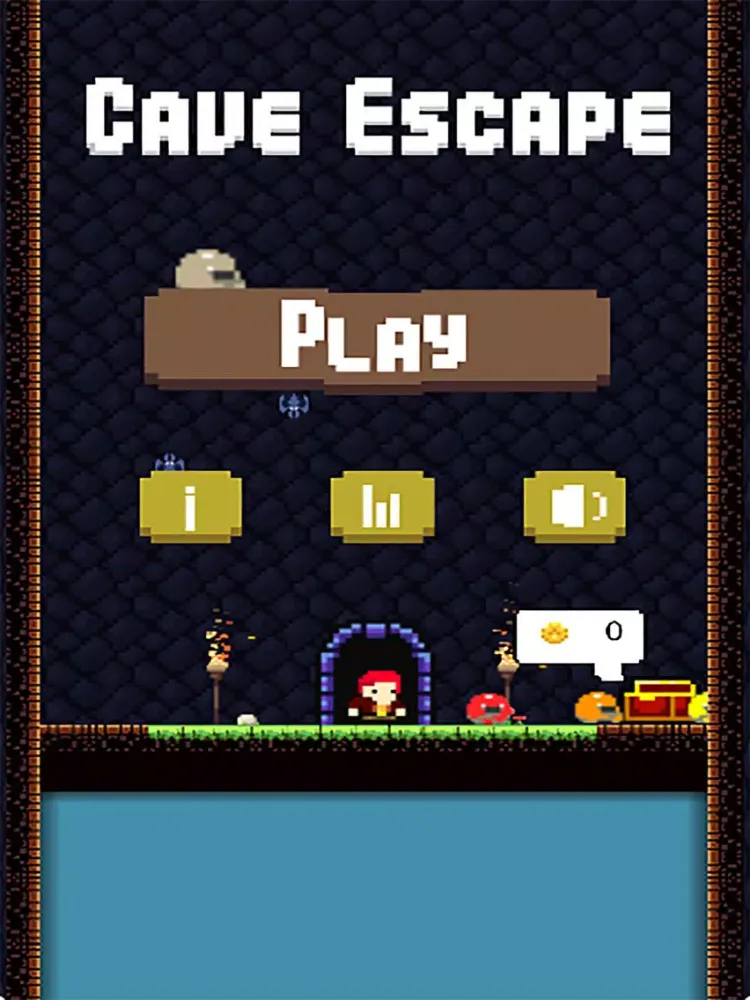 Tangkapan skrin Cave Escape: The Dark Journey iPad 