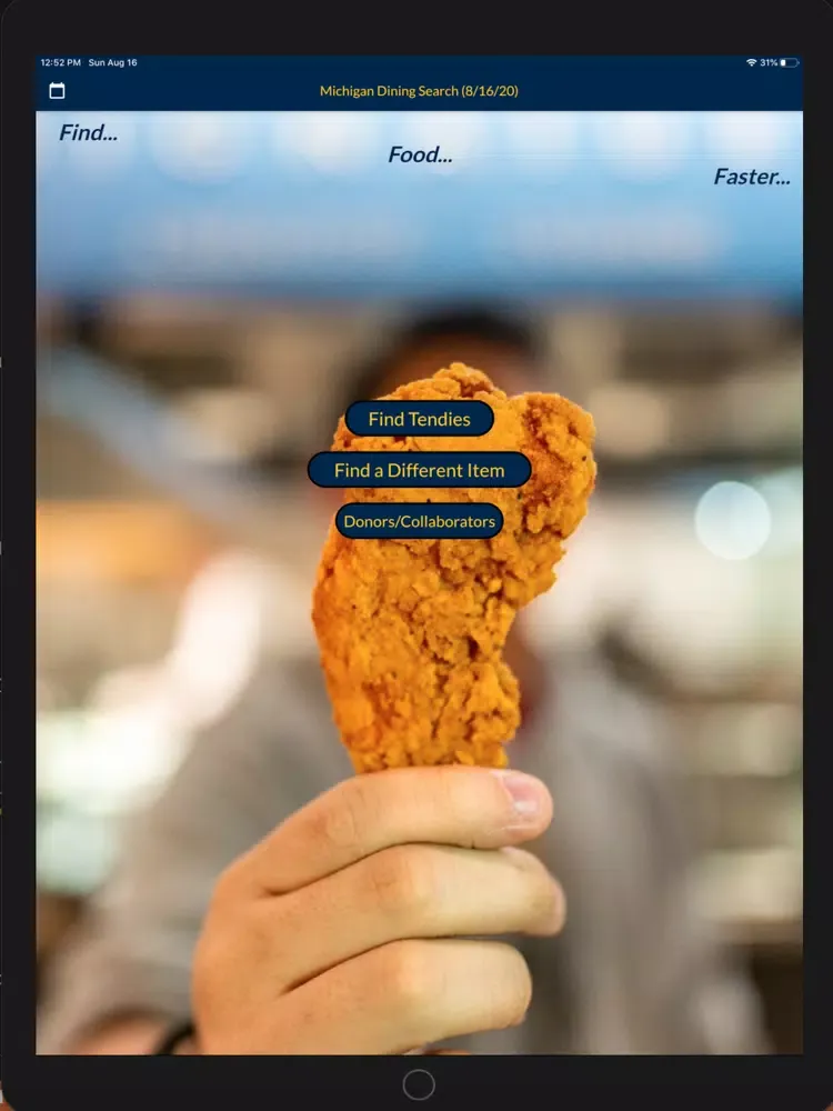 Скриншоты Umich Tendies iPad 