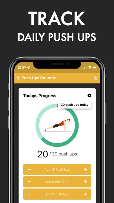 Screenshot di Pushups Counter