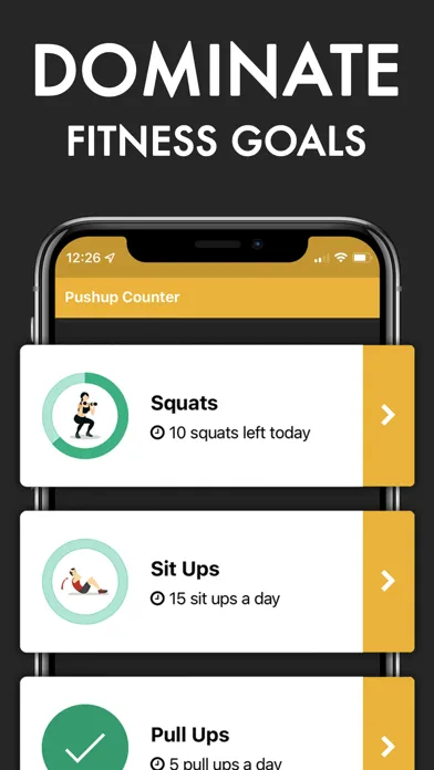 Screenshot di Pushups Counter