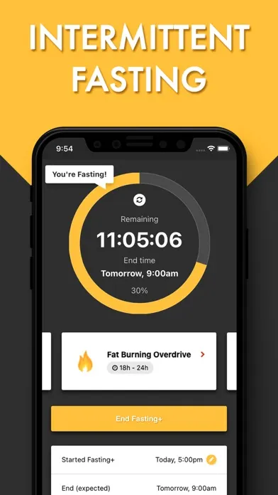 Intermittent Fasting+ Tracker 스크린샷