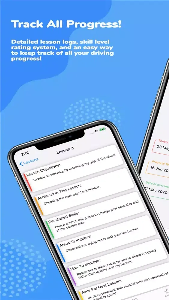 Driving Lesson Tracker: Pupils スクリーンショット
