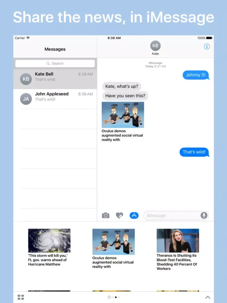 Скриншоты Stuck on News iPad 