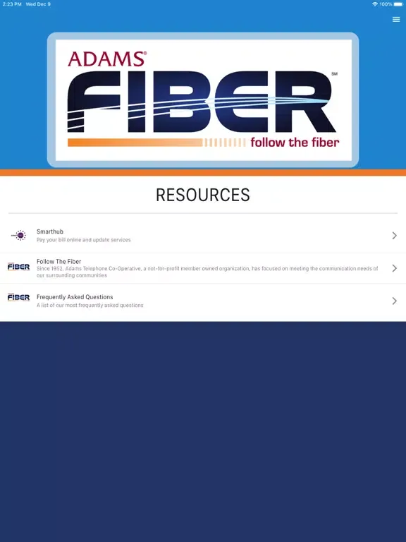 Follow The Fiber iPad  Screenshots