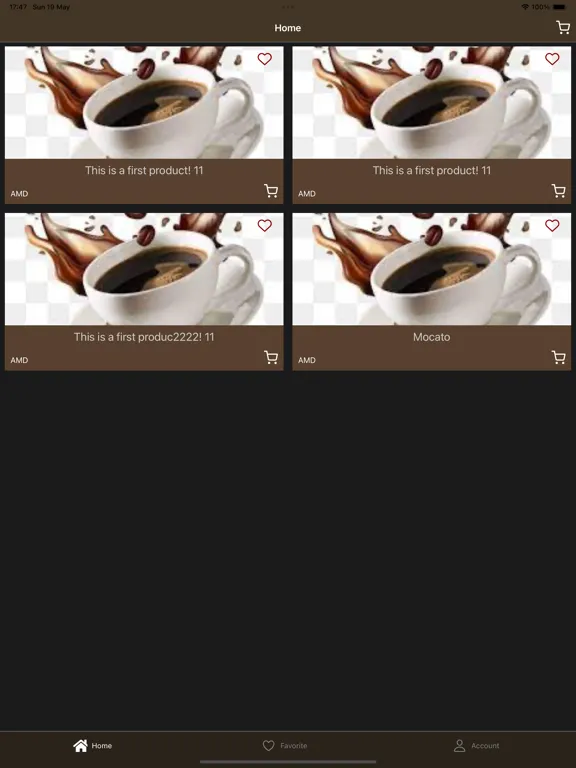 Zrzuty ekranu Coffee Armenia Demo iPad 