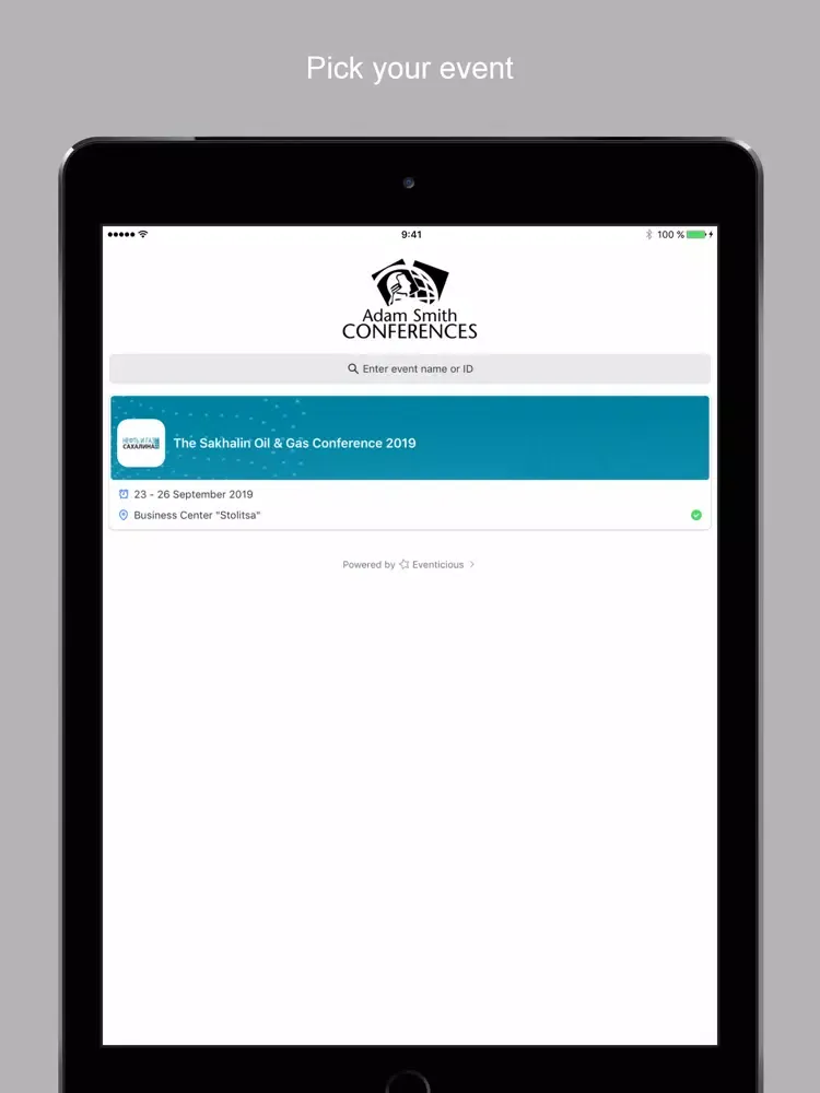 تصاویر Adam Smith Conferences iPad 