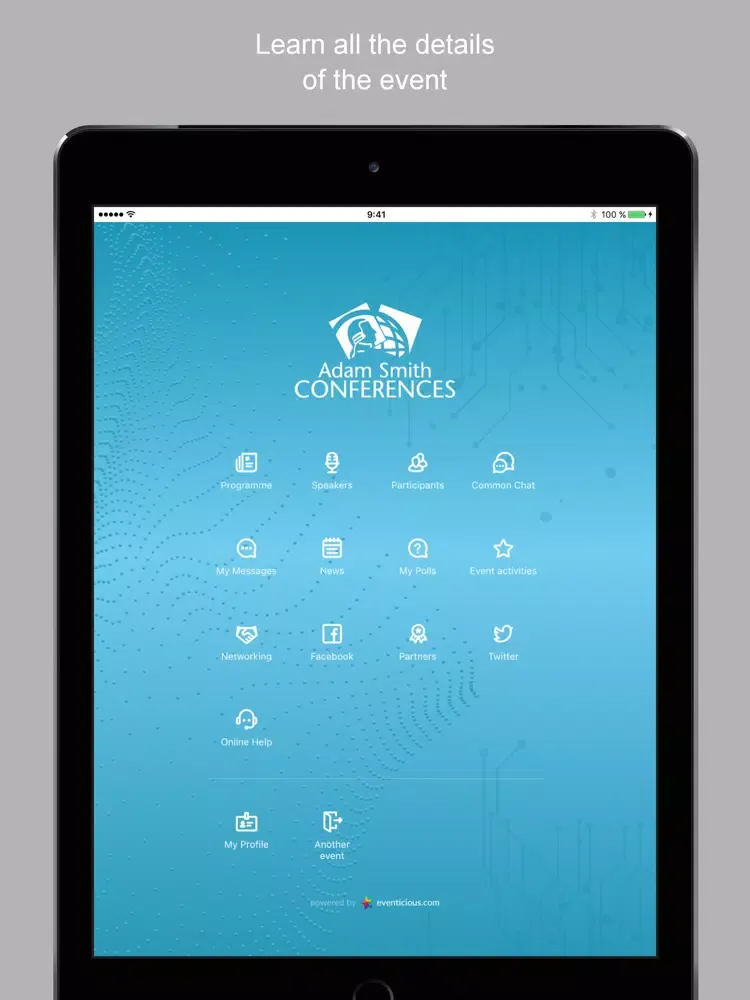 تصاویر Adam Smith Conferences iPad 