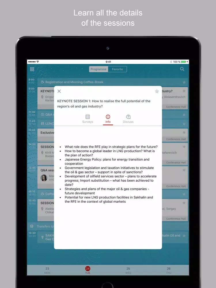 تصاویر Adam Smith Conferences iPad 