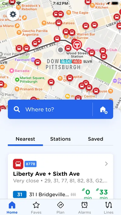 Captures d'écran de Edmonton ETS Bus Tracker
